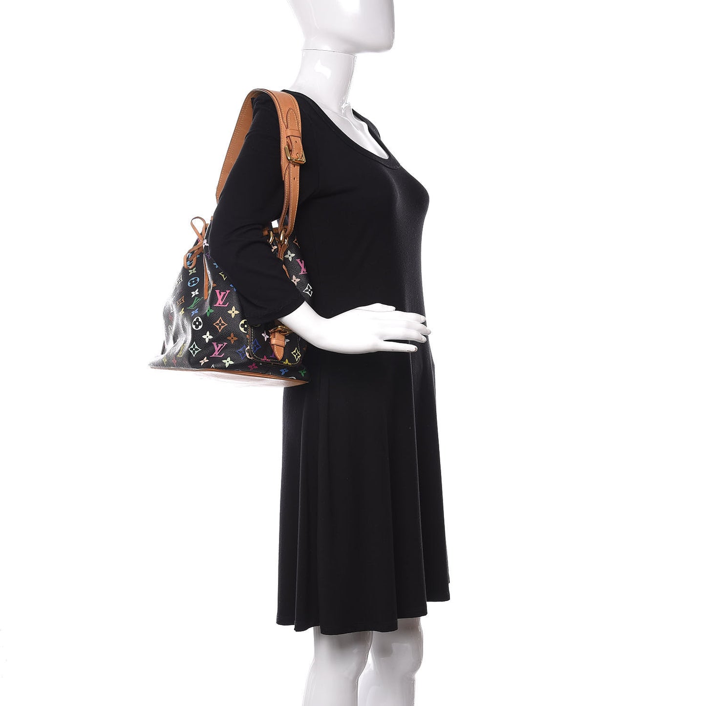 Monogram Multicolor Petit Noe Black