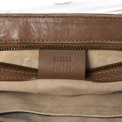 Gucci Cellarius Calfskin Medium 1973 Chain Shoulder Bag Marron Glace 7 of 10