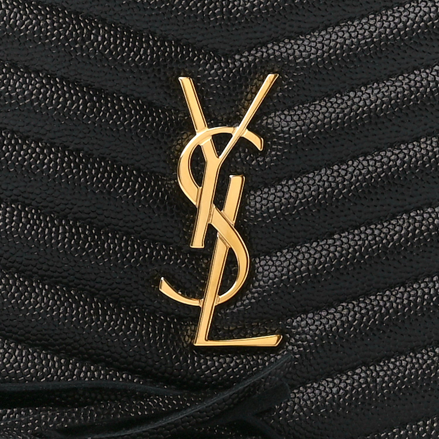 Saint Laurent Grain De Poudre Matelasse Monogram Mini Lou Camera Bag Black 8 of 11