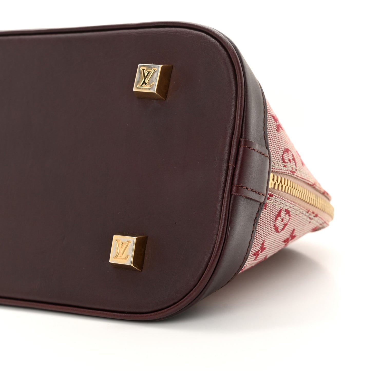 Mini Monogram Alma Long Cherry
