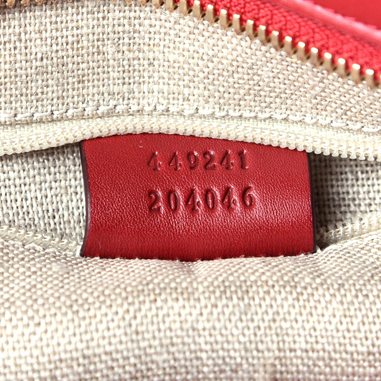 Gucci Microguccissima Small Bree Tote Red 8 of 10