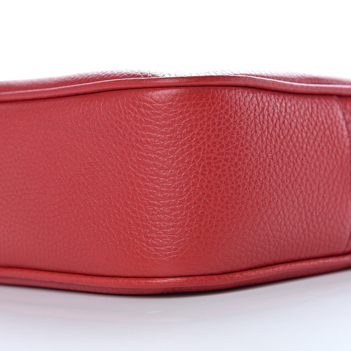 Pebbled Calfskin Small Soho Disco Bag Tabasco Red