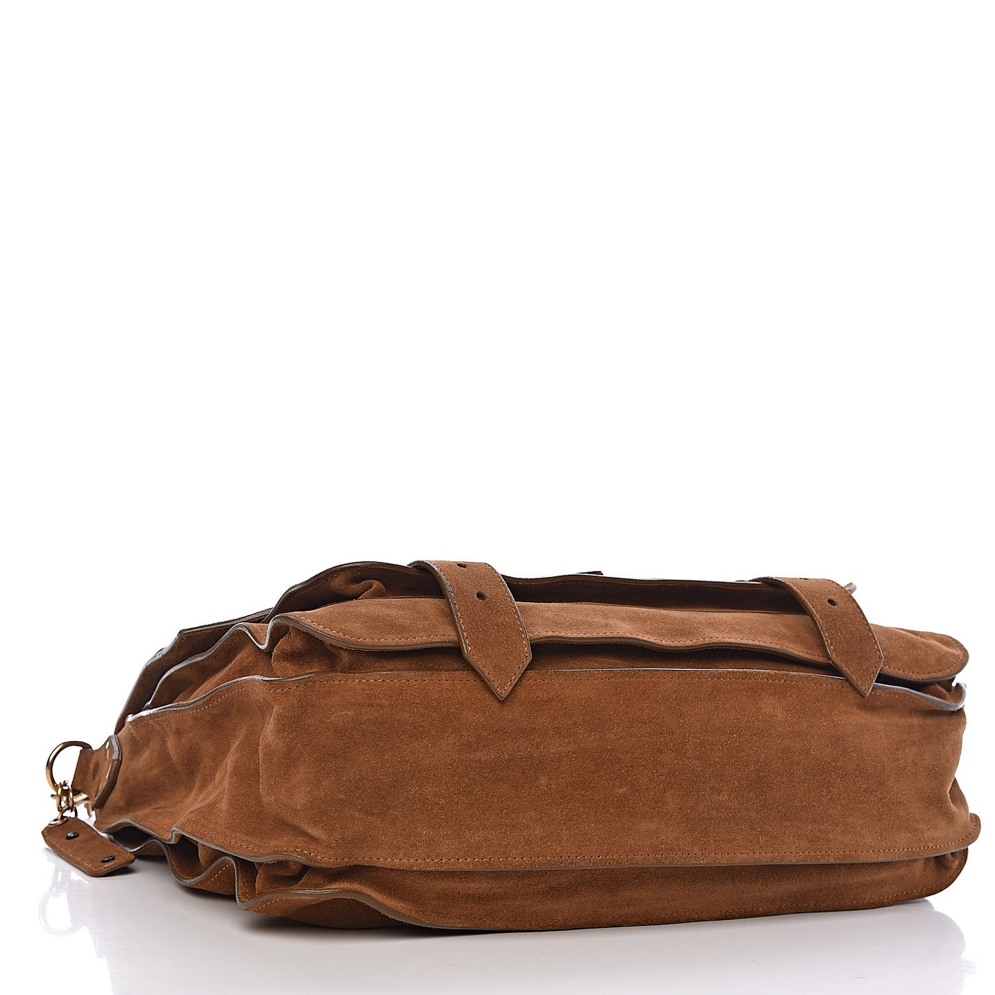 Suede Medium PS1 Satchel Tobacco