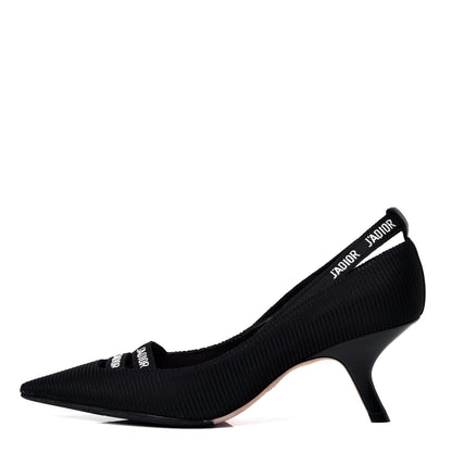 Christian Dior Fabric J'Adior Ribbon Pumps 40.5 Black 1 of 6