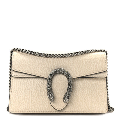 Gucci Dollar Calfskin Crystal Super Mini Dionysus Shoulder Bag Mystic White Black Diamond 1 of 9