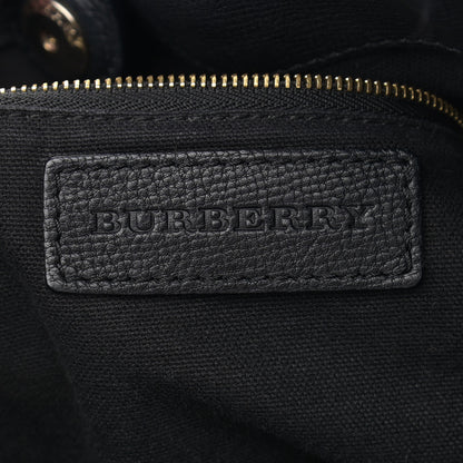 Burberry Grainy Calfskin House Check Small Canterbury Black 6 of 12