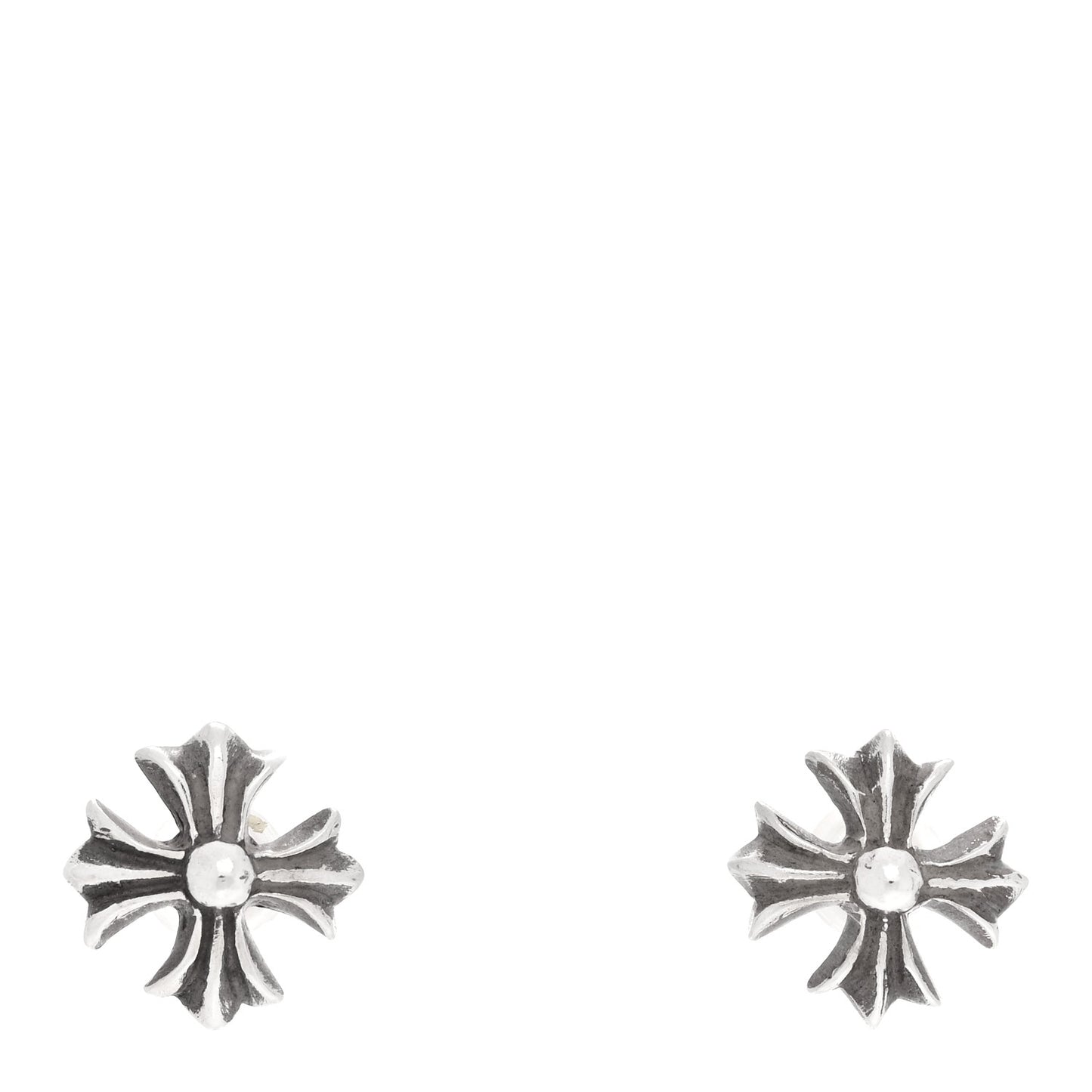 Sterling Silver Maltese Cross Earrings