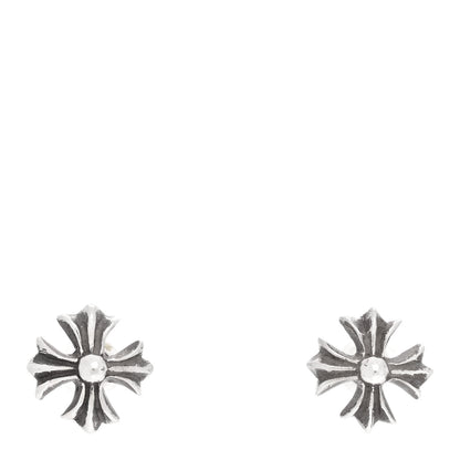 Chrome Hearts Sterling Silver Maltese Cross Earrings 1 of 7
