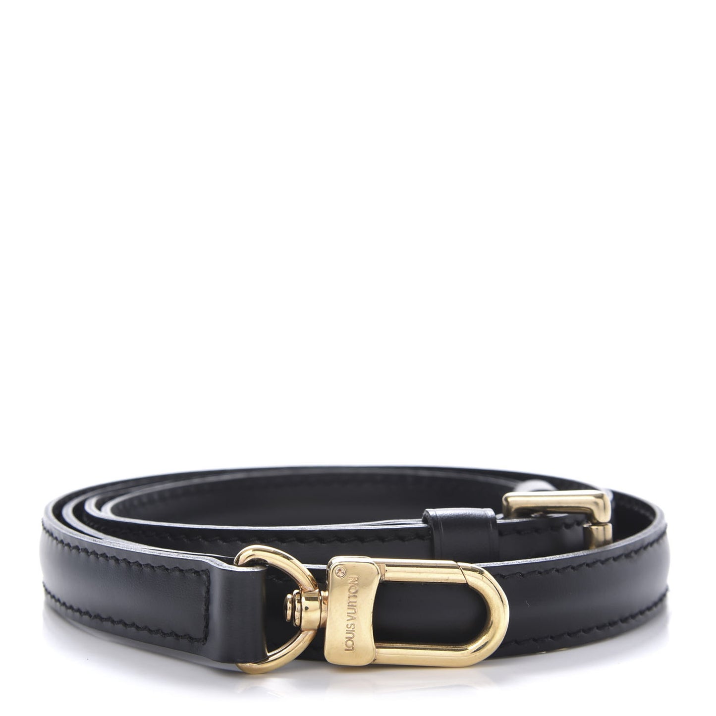 Calfskin 16mm Adjustable Shoulder Strap Black