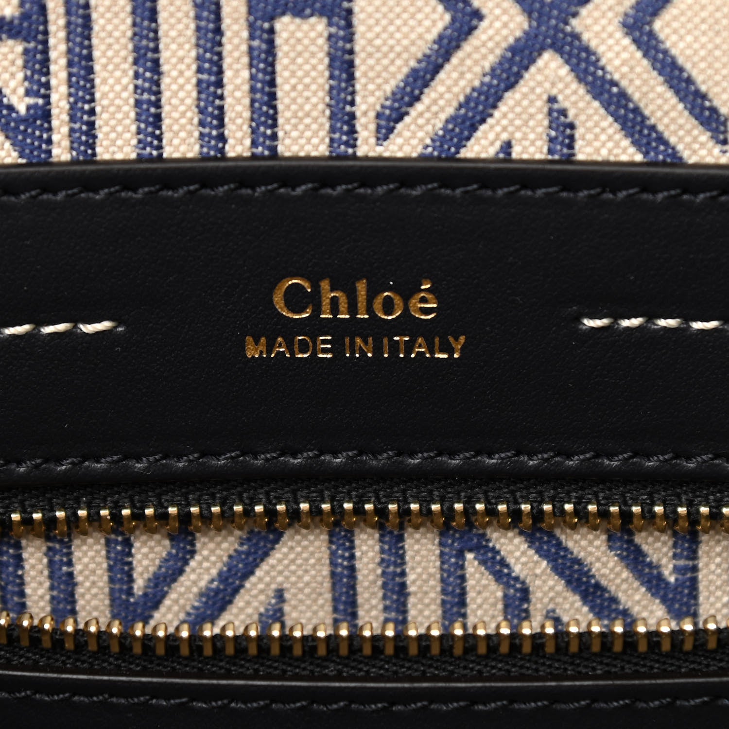 Chloe Calfskin Medium Daria Sepia Full Blue 7 of 10