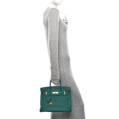 Hermes Togo Birkin 30 Malachite 2 of 14