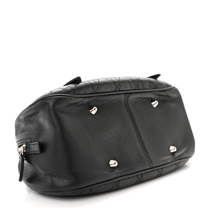 Christian Dior Deerskin Cannage Stitched Boston Black 4 of 14