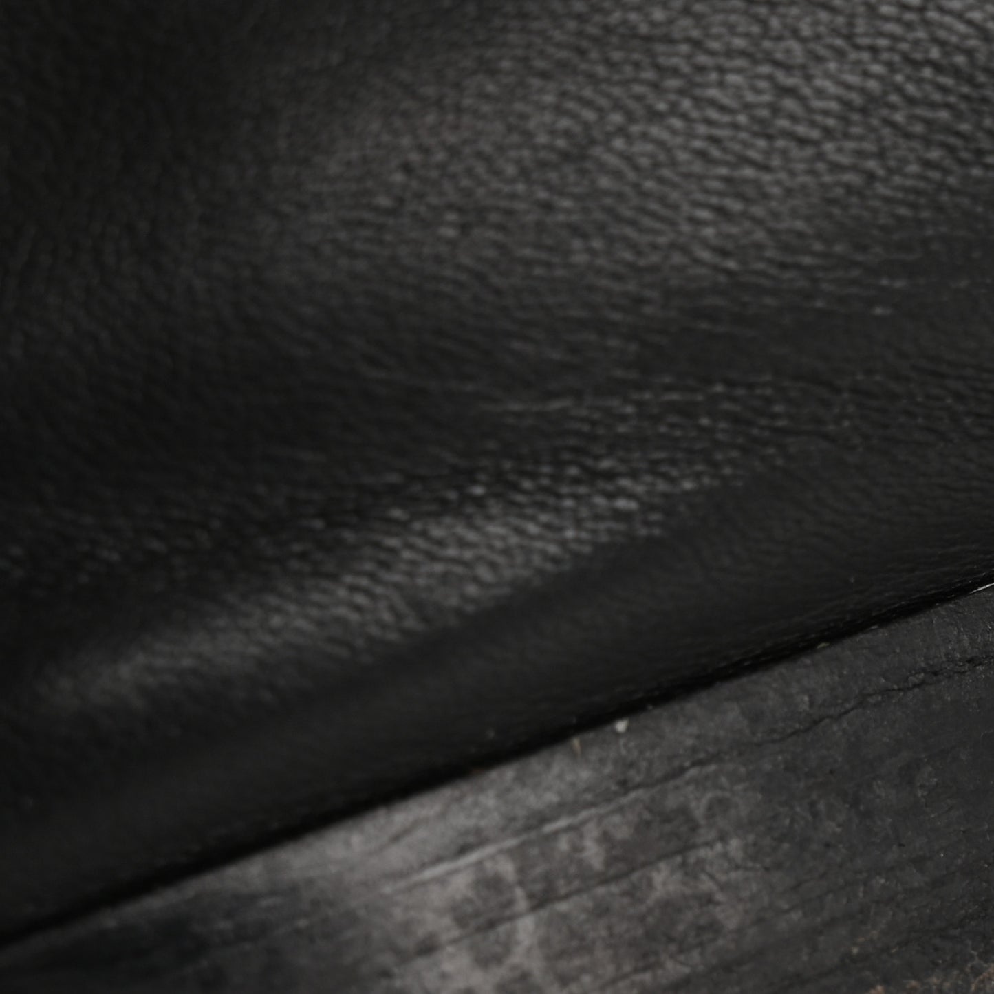 Lambskin Patent Cap Toe Ballerina Flats 39 Black