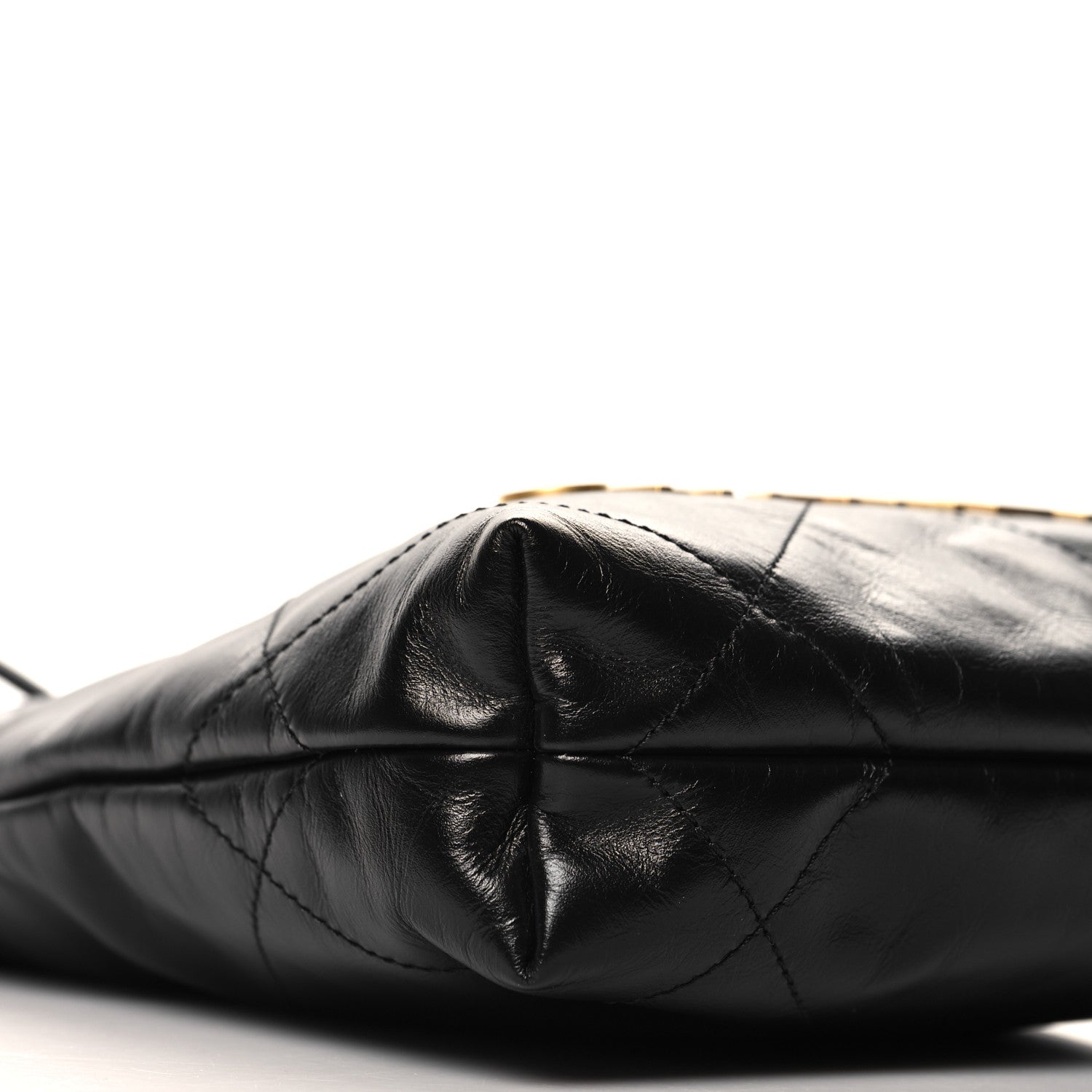 Chanel Shiny Calfskin Quilted Mini Chanel 22 Black 9 of 11
