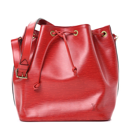 Louis Vuitton Epi Petit Noe Castillan Red 1 of 11