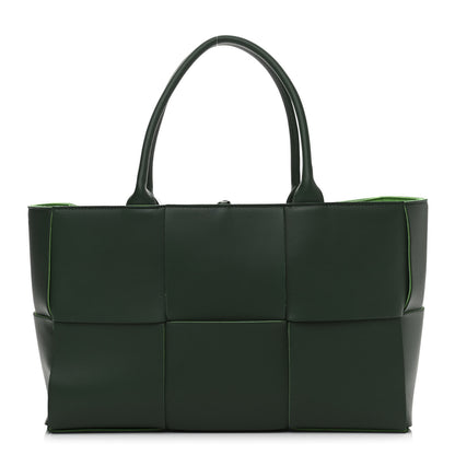 Bottega Veneta Calfskin Maxi Intrecciato Small Arco Tote Raintree 3 of 10
