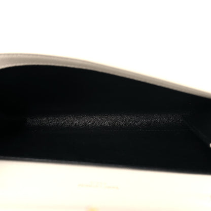 Saint Laurent Grain De Poudre Monogram Uptown Chain Wallet Crema Soft 5 of 10