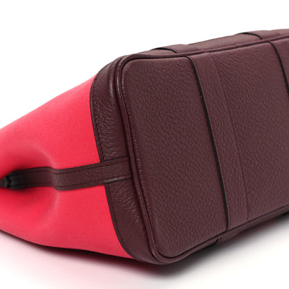 Hermes Toile Negonda Garden Party 30 TPM Framboise Rouge Sellier 9 of 11