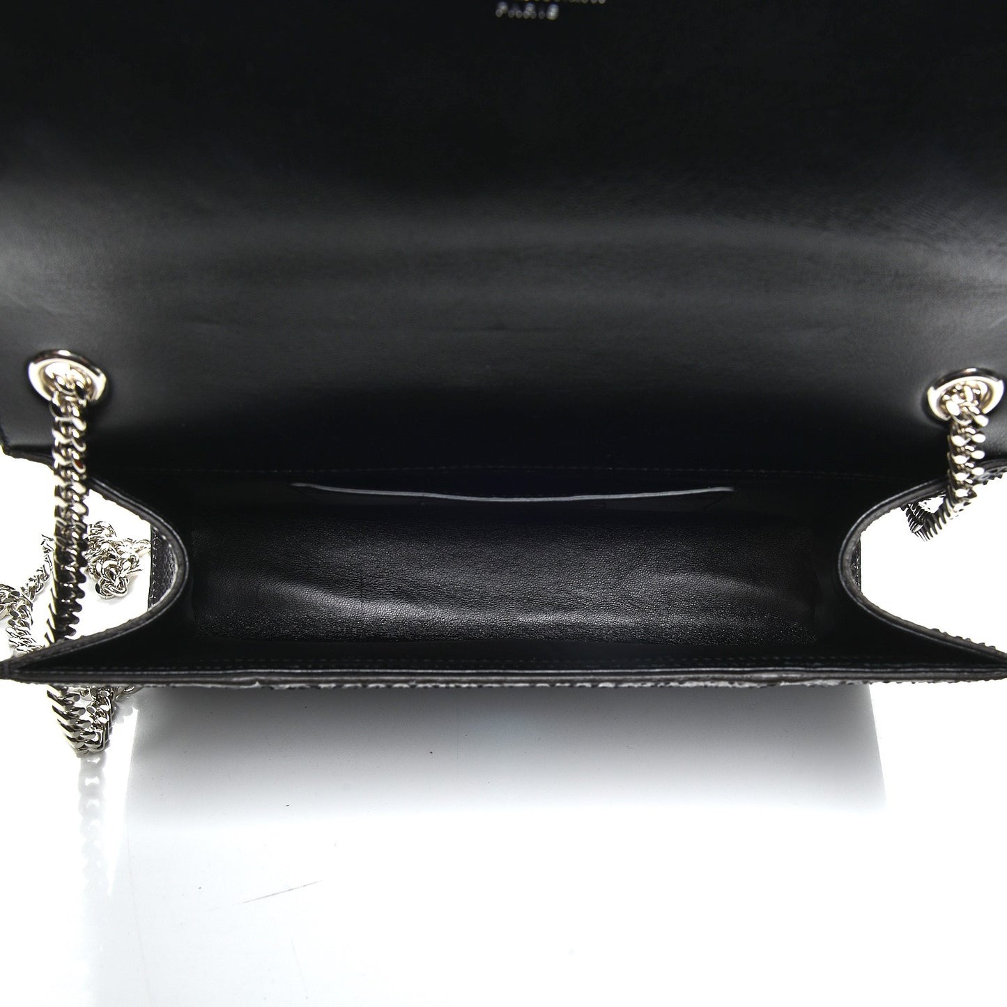 Python Medium Classic Monogram Kate Tassel Satchel Grey Brown