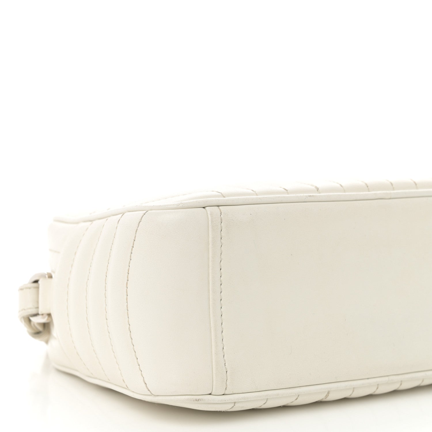 Prada Soft Calfskin Diagramme Camera Bag White 9 of 15