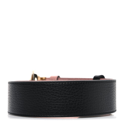 Gucci Calfskin 1973 Reversible Belt 95 38 Black Pink 2 of 6