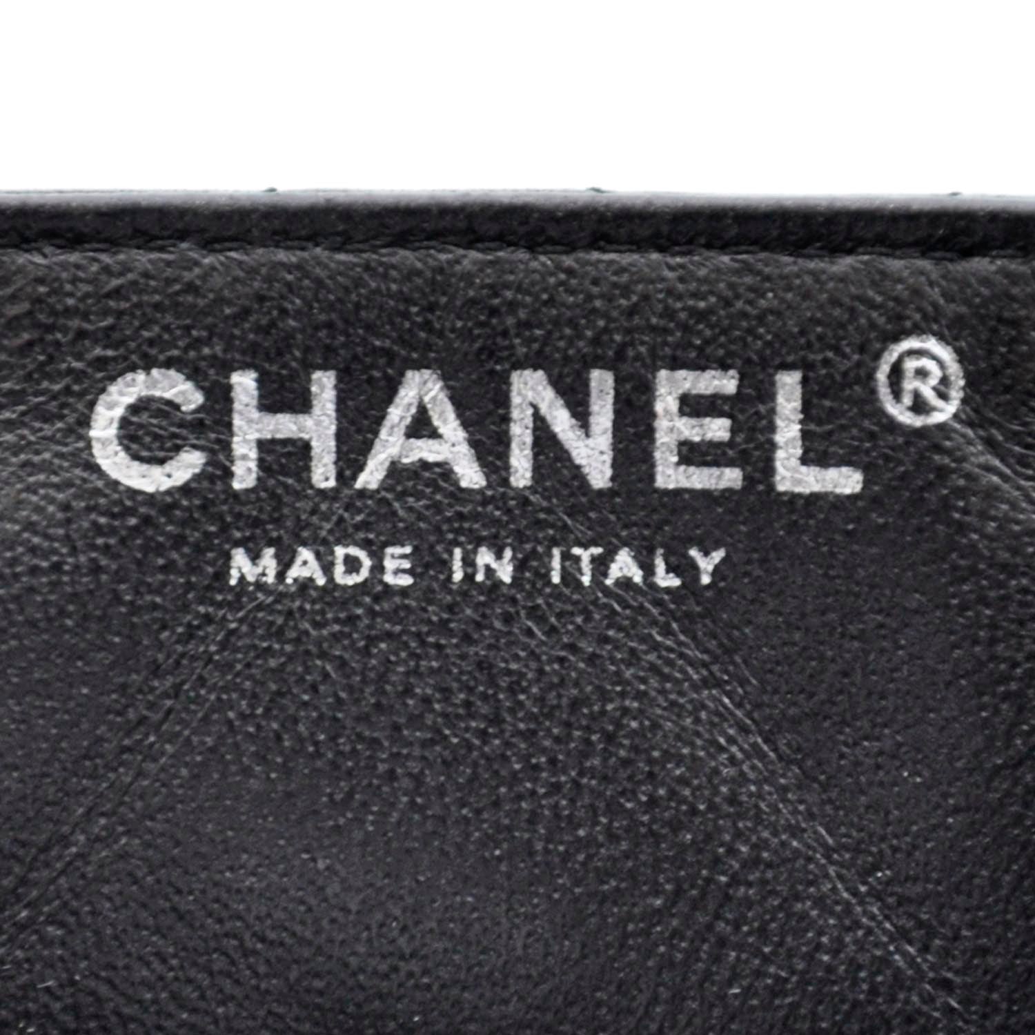Chanel Lambskin East West Flap Black 8 of 10