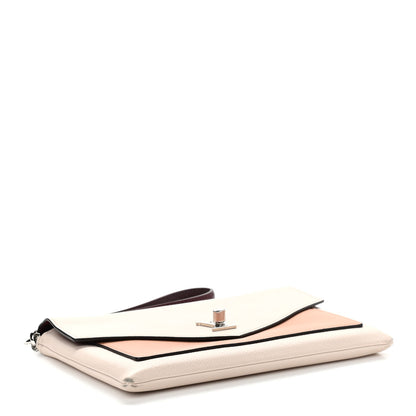 Louis Vuitton Soft Calfskin My Lockme Pochette Rose Silk Quartz 4 of 13