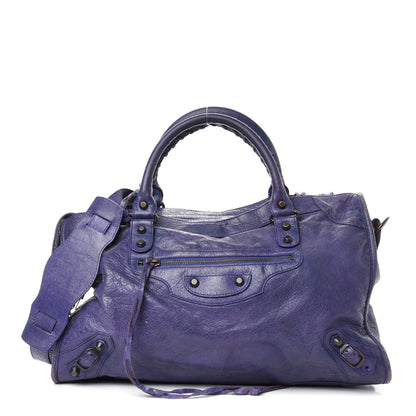 Balenciaga Agneau Classic Hardware City Bleu Lavande 1 of 12