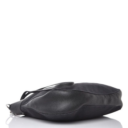 Gucci Monogram Calfskin Horsebit Classic Ring Hobo Black 4 of 8