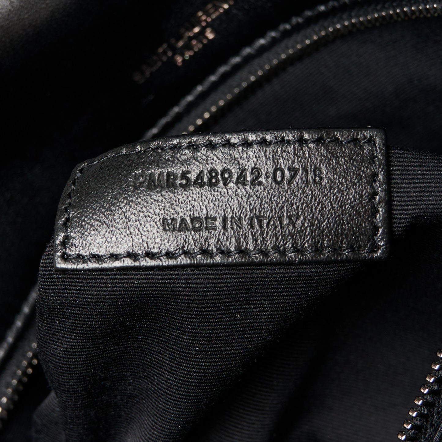 Patent Crocodile Embossed Lambskin Monogram Medium Niki Chain Satchel Black