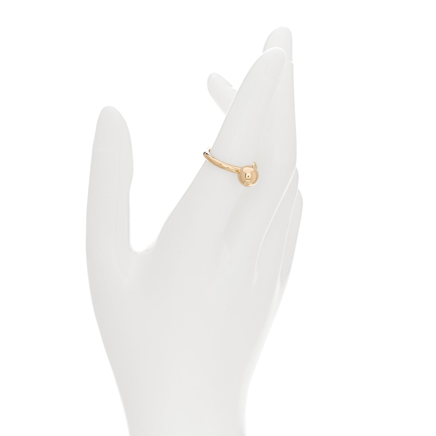 18K Yellow Gold 8mm Hardwear Ball Ring 52 6
