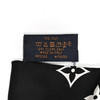 Louis Vuitton Silk Monogram Confidential Bandeau Black 4 of 6