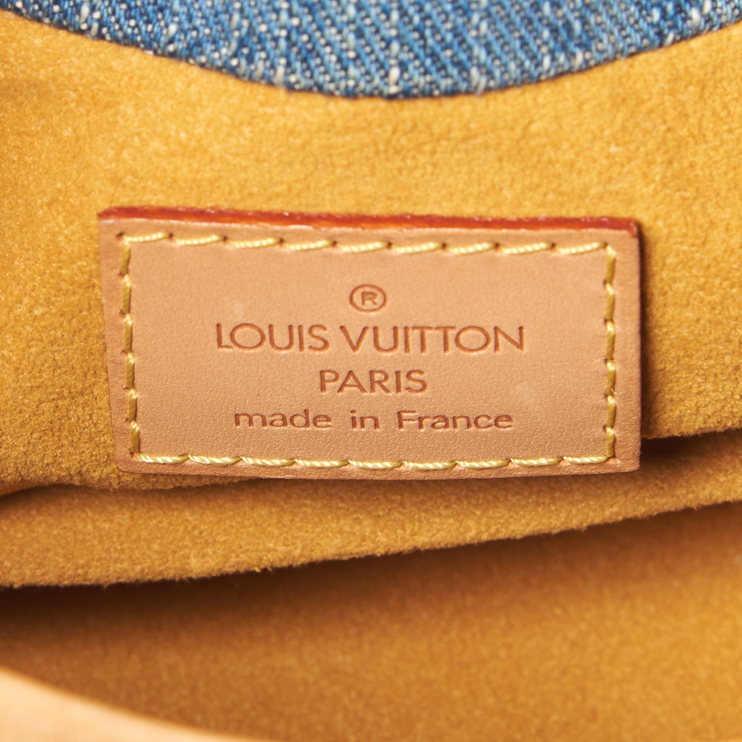 Louis Vuitton Monogram Denim Pleaty Blue 9 of 9
