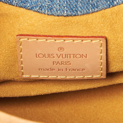 Louis Vuitton Monogram Denim Pleaty Blue 9 of 9