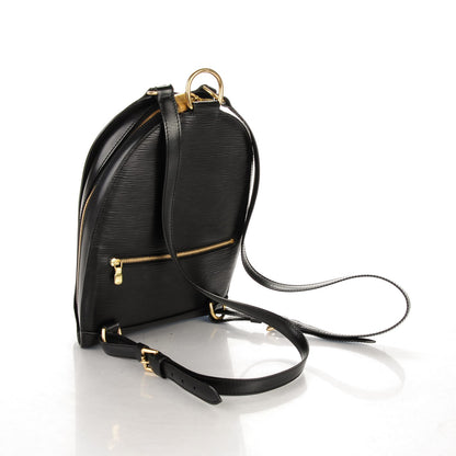 Louis Vuitton Epi Mabillon Backpack Black 3 of 7