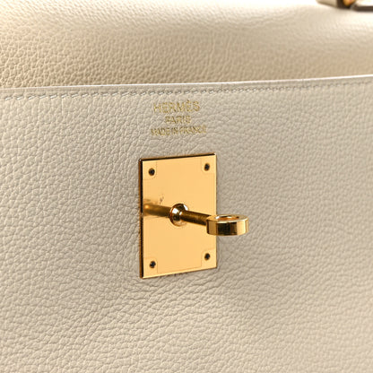 Hermes Togo Kelly Retourne 40 Craie 6 of 11
