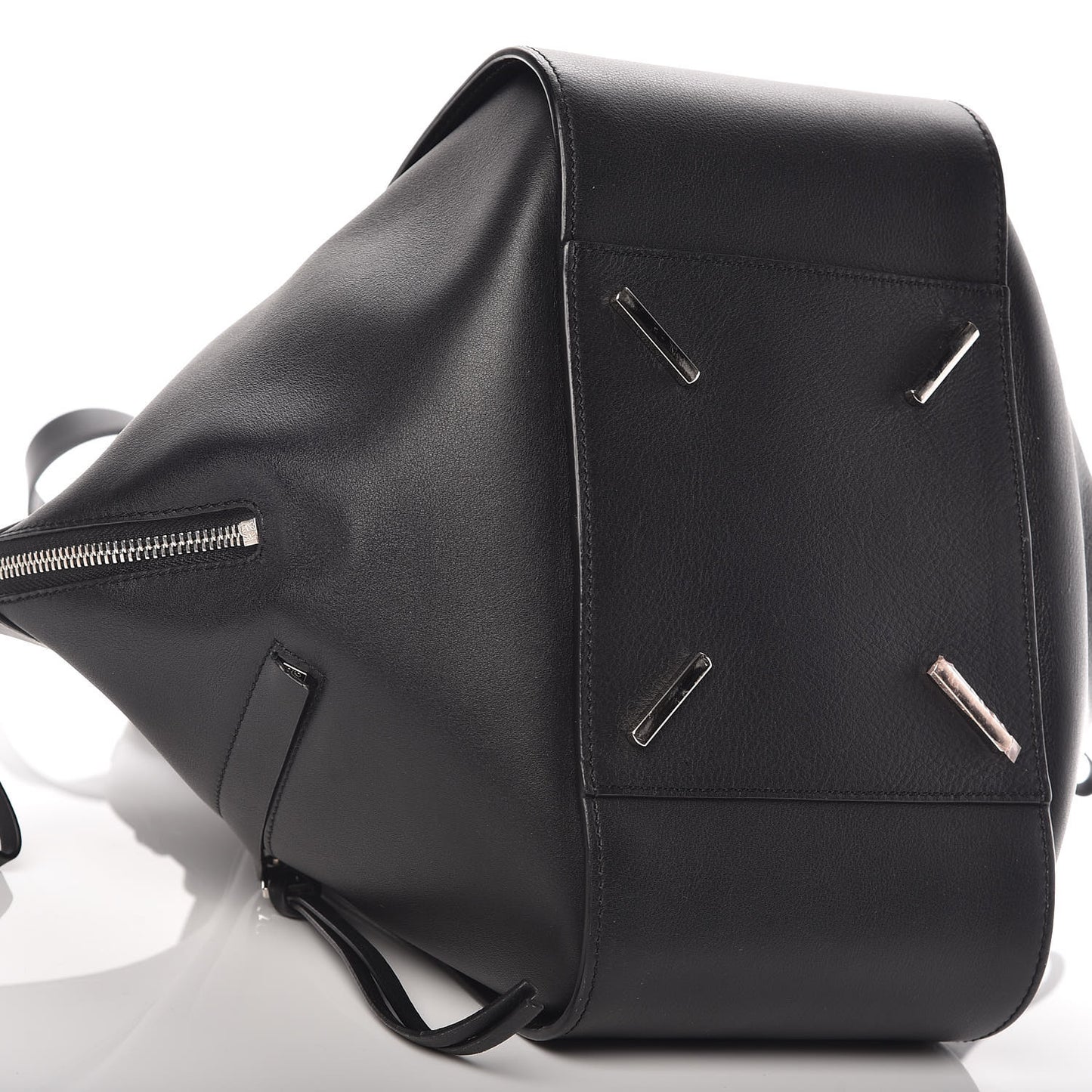 Calfskin Small Hammock Shoulder Bag Black