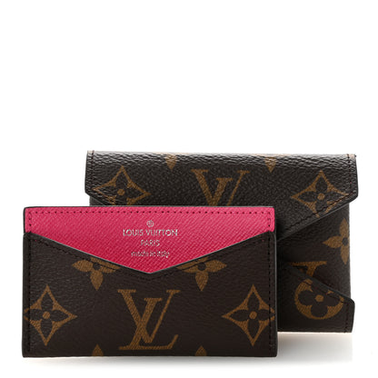 Louis Vuitton Monogram LV Colormania Kirigami Card Holder Pondichery Pink 3 of 9