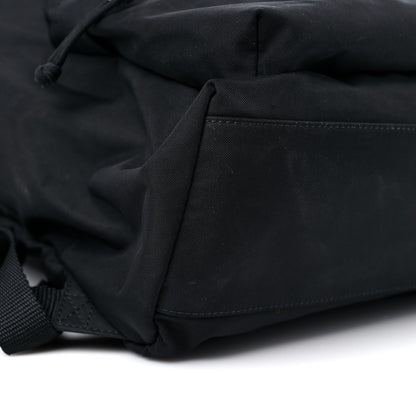Balenciaga Sport Nylon Logo Embroidered Wheel Backpack Black White 7 of 14