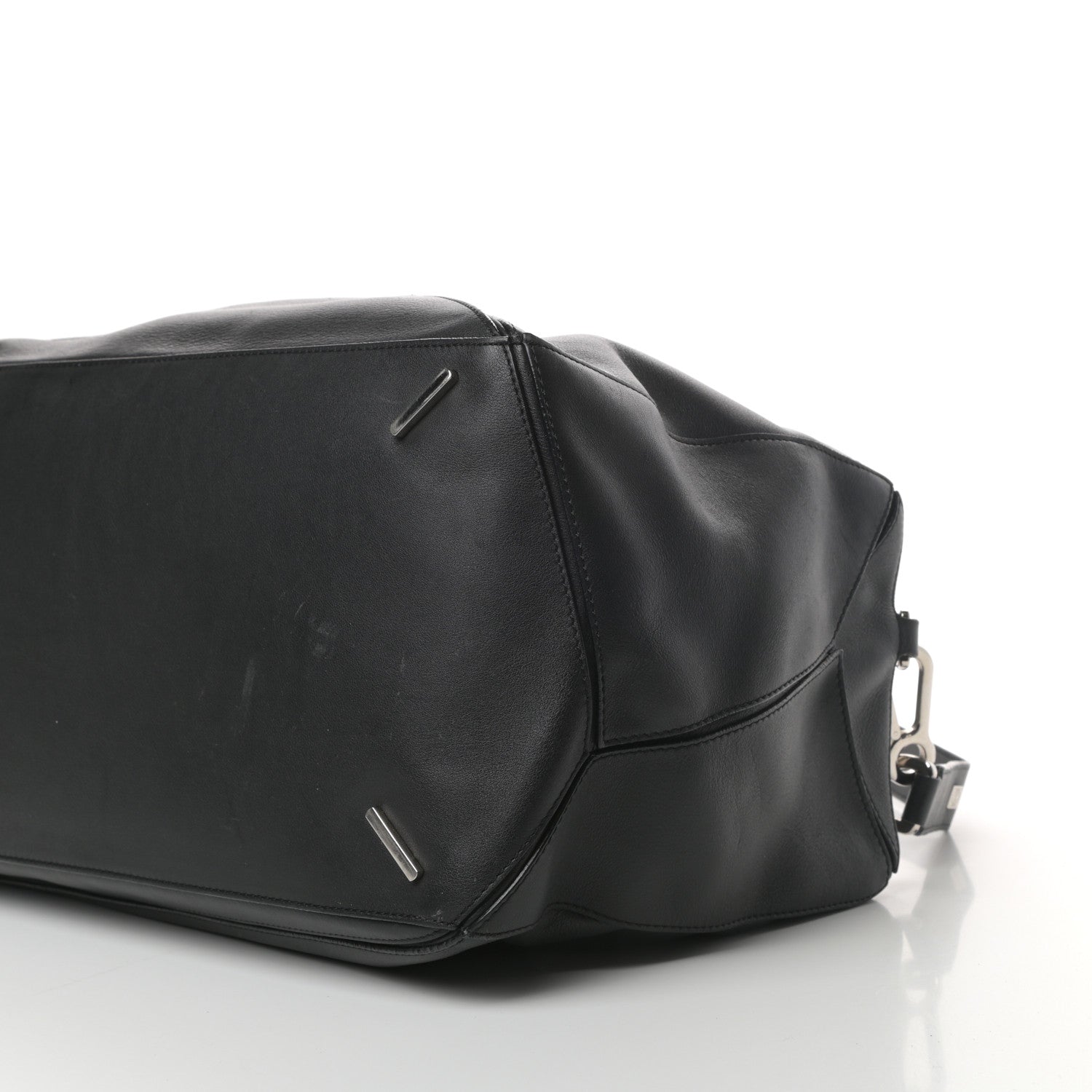 Loewe Calfskin Large Zipper Puzzle Bag Black 8 of 8