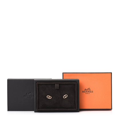 Hermes 18K Rose Gold TPM Farandole Stud Earrings 7 of 7