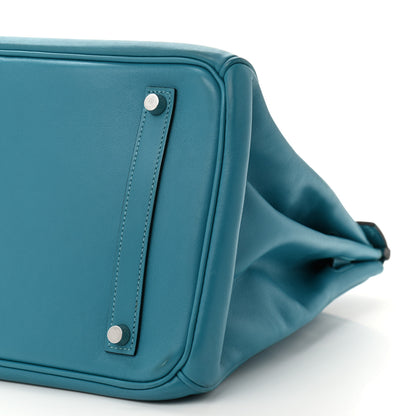 Hermes Swift Birkin 35 Turquoise 11 of 11