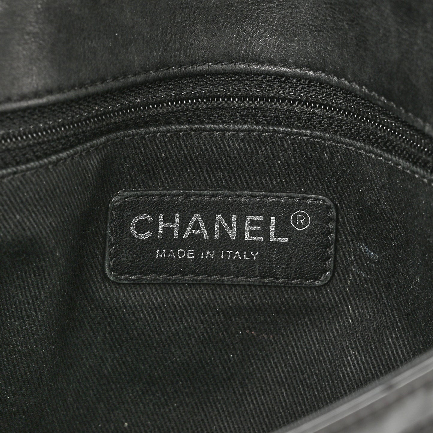 Patent Quilted Small Coco Shine Flap Black