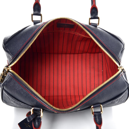 Louis Vuitton Empreinte Speedy Bandouliere 30 NM Marine Rouge 5 of 11