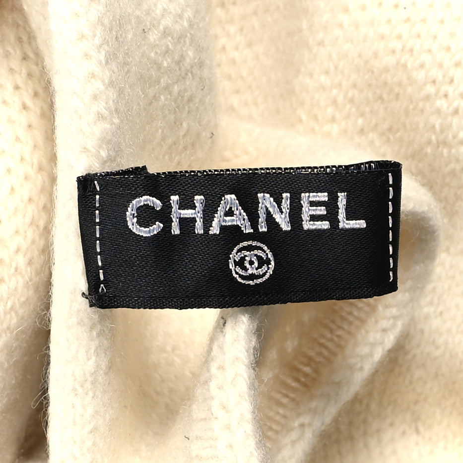 Chanel Cashmere CC Stole Ivory 1795309 – FASHIONPHILE