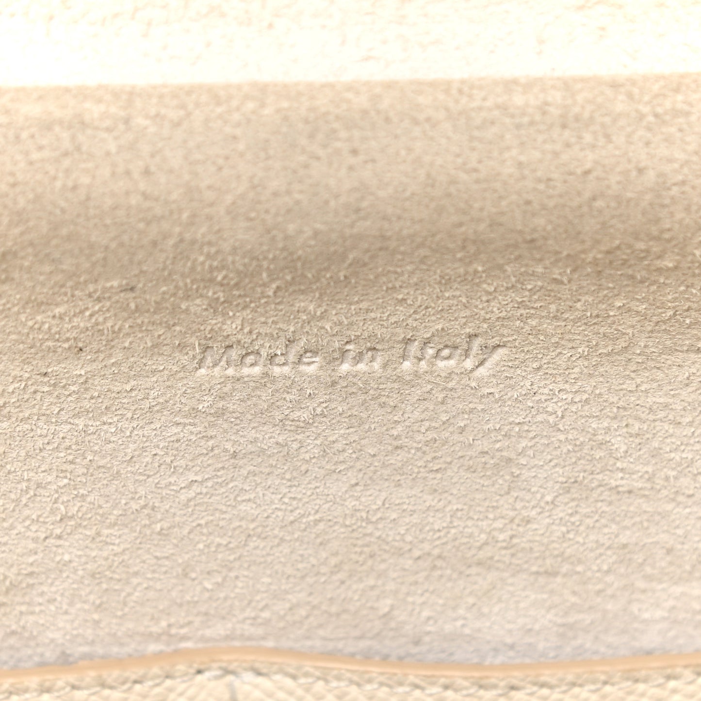 Grained Calfskin Mini Belt Bag White