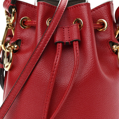 Fendi Vitello Cruise F is Fendi Mini Mon Tresor Bucket Bag Fragola 7 of 9