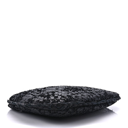 Bottega Veneta Nappa Intrecciato Velvet Embellished Medium Veneta Hobo Black 3 of 8