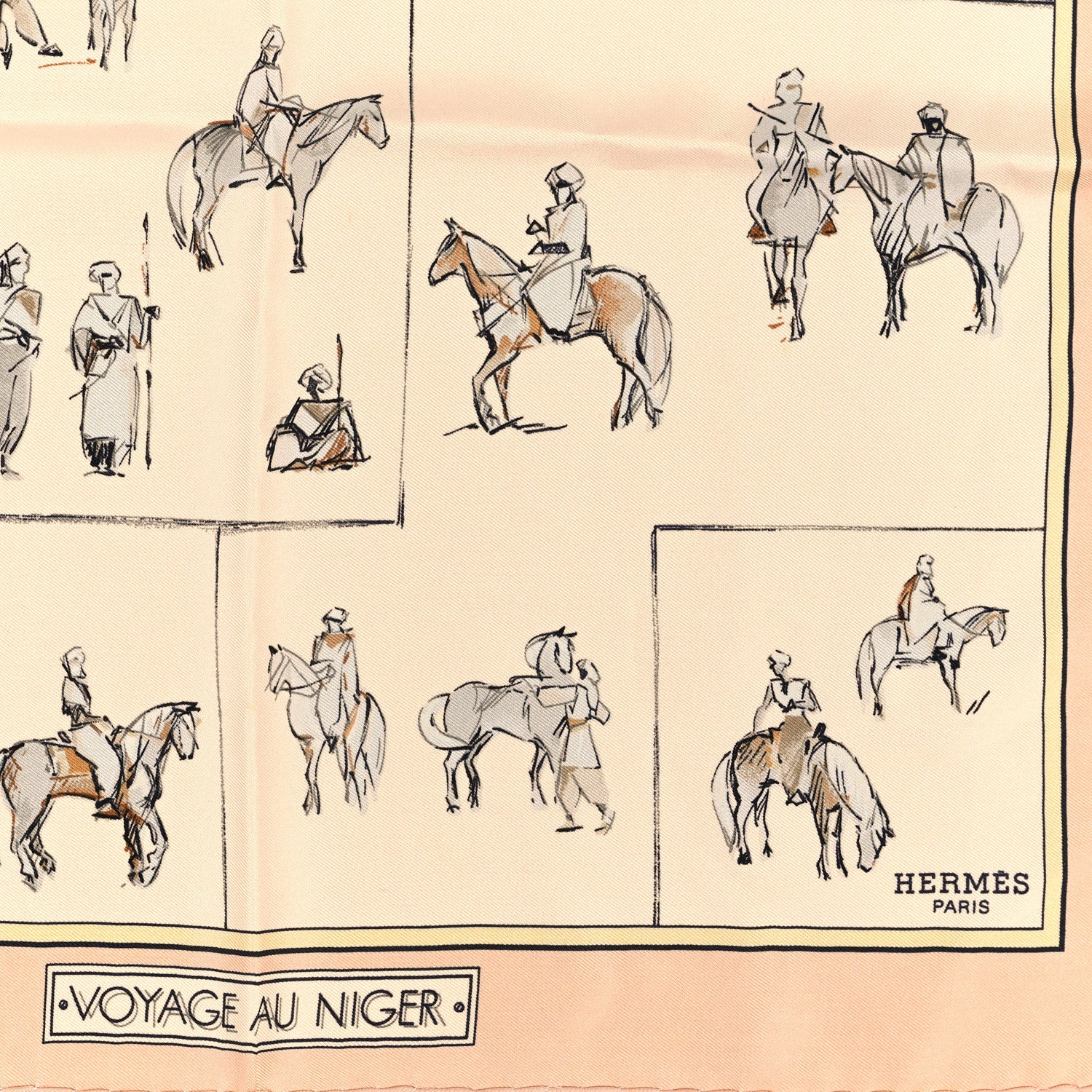 Hermes Silk Voyage Au Niger Scarf 45 2 of 3