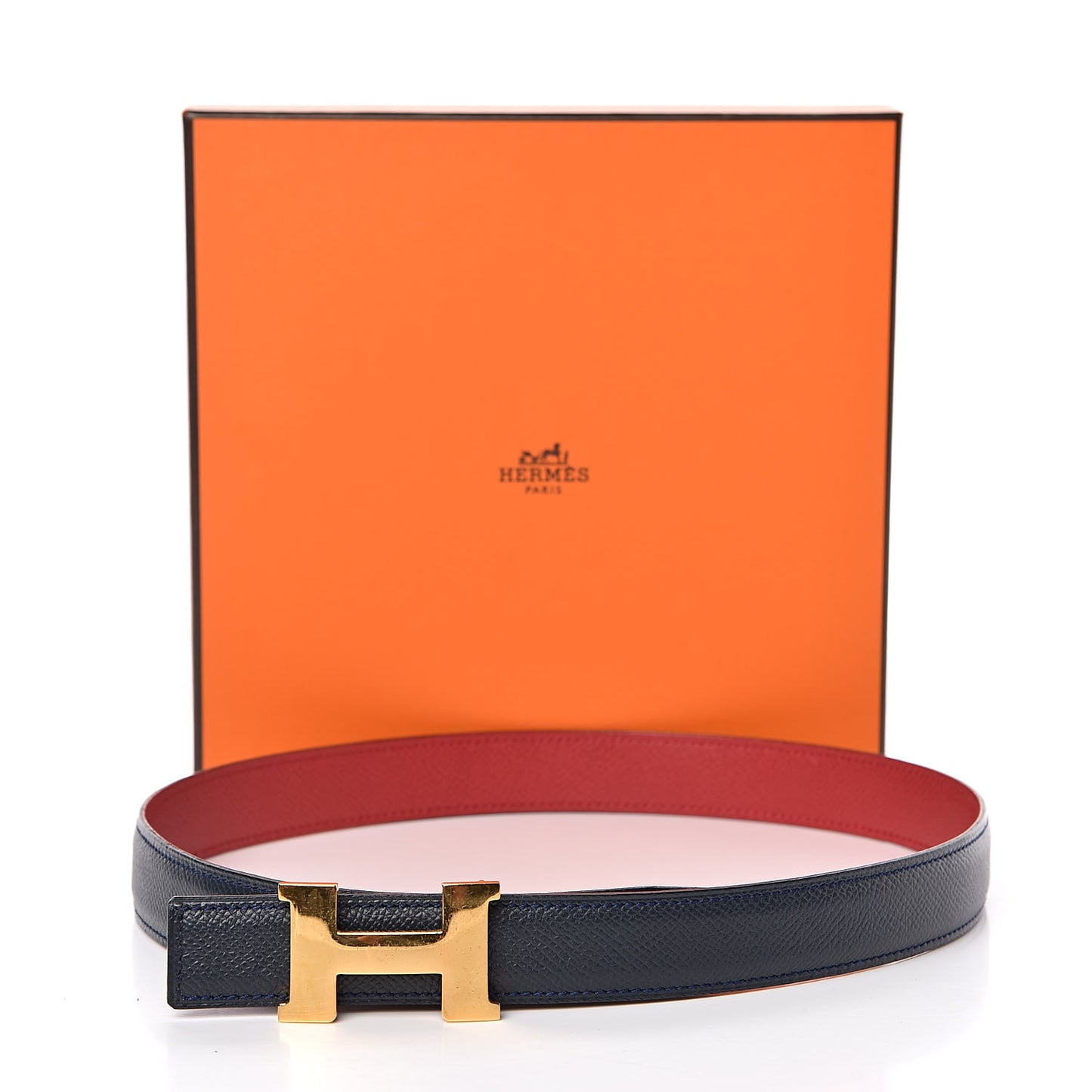 Courchevel 24mm Mini Constance H Belt 75 Rouge Vif